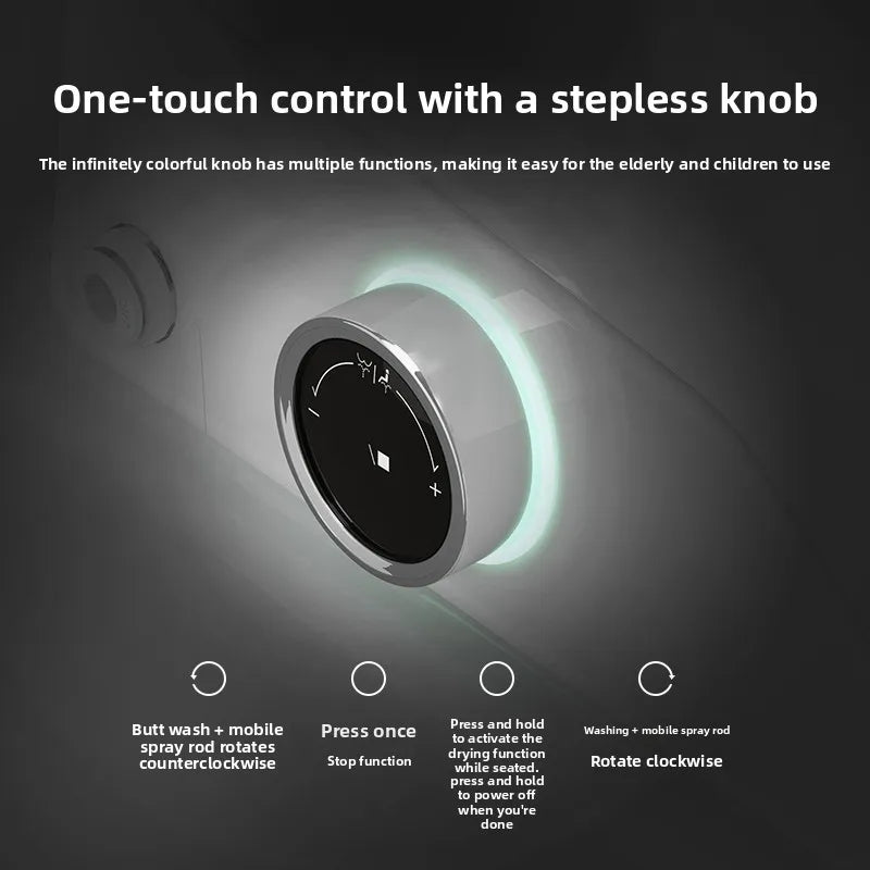 Intelligent Toilet Lid with Automatic Flip and Remote Control for Instant Hot Seat Toilet Cover LCD Display ,Round/Elongated